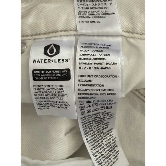 Levi's Women's Mid-Rise '94 Baggy Straight Blue Jeans Size 30 x 31 - Picture 6 of 11